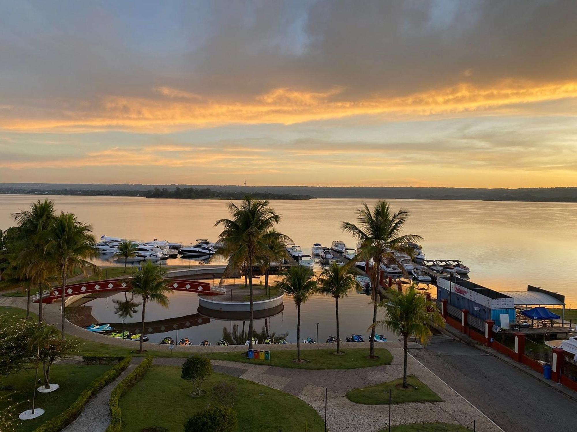 Luxuoso Flat Lake Side Com Vista Para O Lago Brasília Extérieur photo